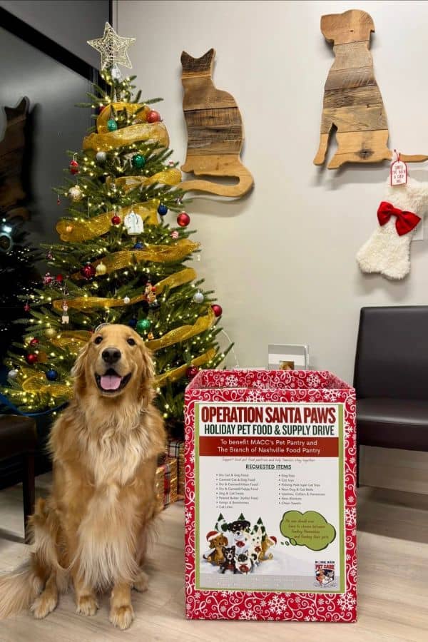 WesVet Animal Hospital- Santa Paws Nashville Holiday Pet Food and Supply Drive